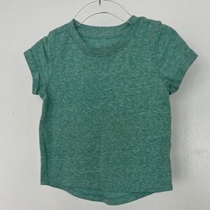 Cat & Jack Heathered Teal Green Short Sleeve Tee